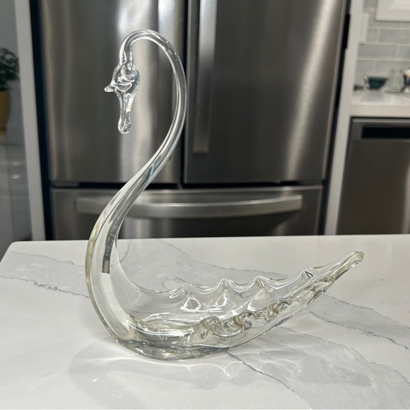 Vintage Pre-War Whitefriars Glass Art Swan - England - Picture 3 of 11